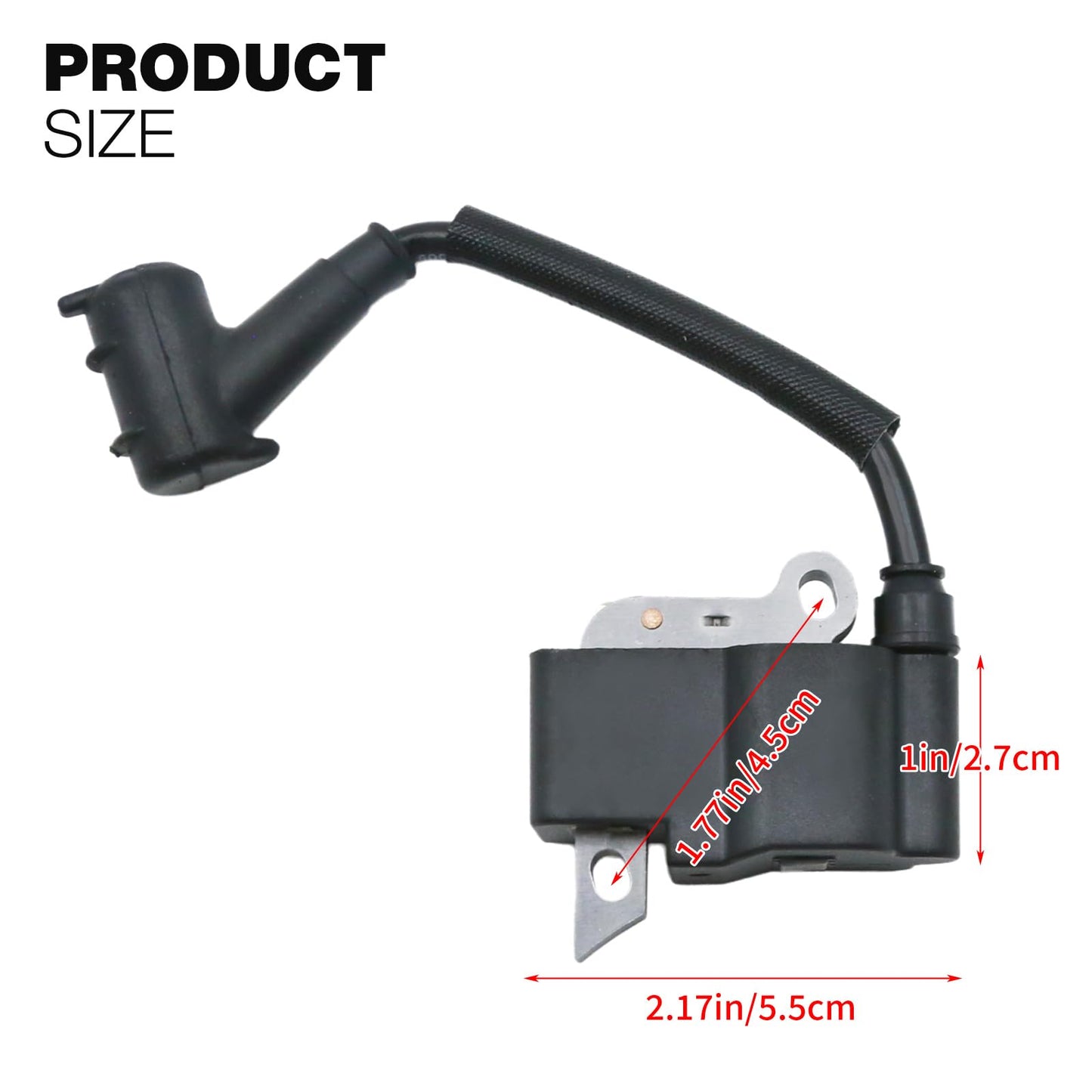 VIKKSAER 1133 400 1350 Ignition Coil Module with Spark Plug Fuel Filter, Replacement for Stihl MS270 MS280 MS 270 280 Chainsaw, Replaces 1133-400-1350