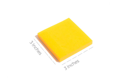 Infiniko Sticky Notes 3x3 Inch, 6 Bright Color Sticky Pads, 100 Sheets Each, Super Sticky Notes with Strong Adhesive Office Supplies for Desk, School & Daily Planning