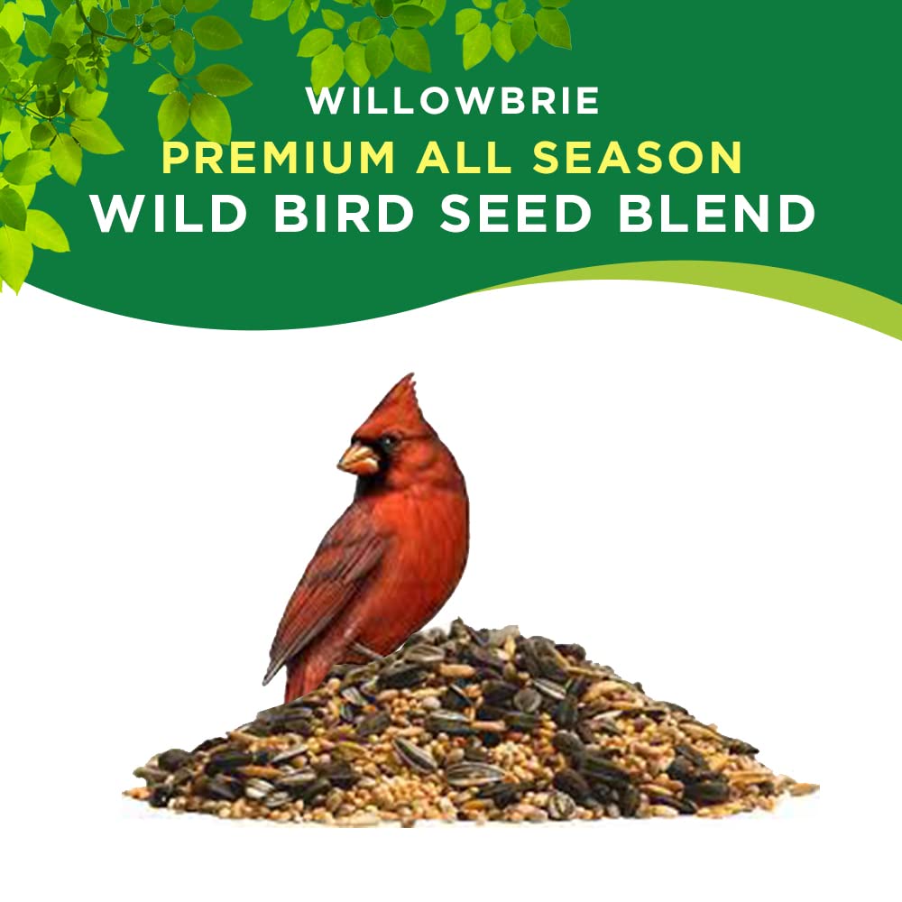 Premium Wild Bird Seed | Willowbrie Bird Seed | Birdseed for Outdoor Feeders | Wild Bird Food | Wild Bird Feed | 5lb Bag