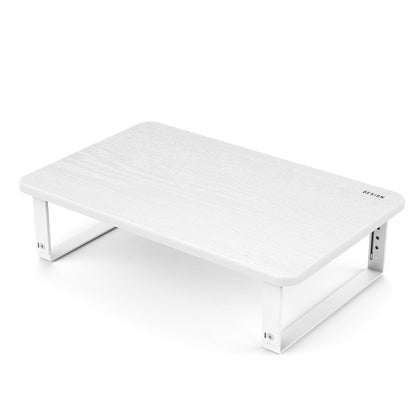 BESIGN MS01 Monitor Stand Riser, Height Adjustable Laptop Stand, Computer Monitor Stand for Monitor, Computer,Laptop,Printer (White)