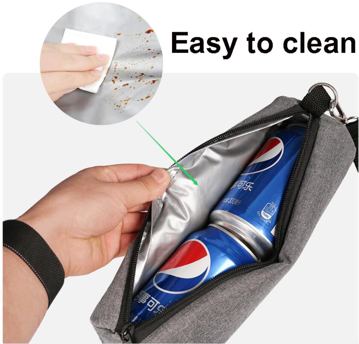 Small Cooler Bag, Beer Sleeve Cooler for Golf Bag, Soft Waterproof Drink Cooler for Outdoor Sports Daily Work Travel Hiking Camping,2 Packs