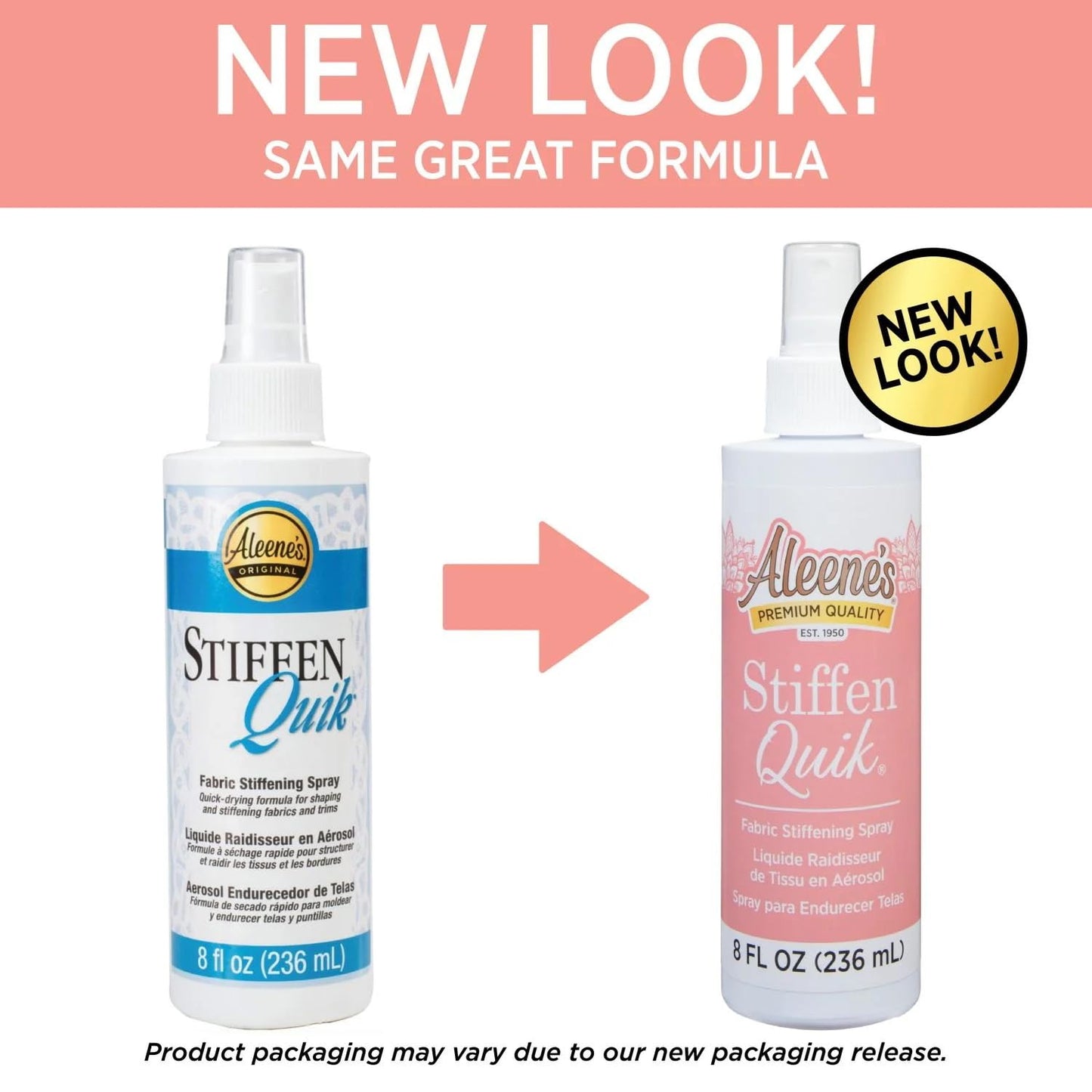 Aleene's 15581 Stiffen-Quick Fabric Stiffening Spray, 8-Ounce