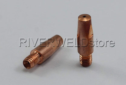 RIVERWELD MIG MAG Contact Tips M6 0.9mm 140.0169 Conical Cups Gas Nozzle 145.0080 Contact Tip Holder 142.0003 Gas Diffuser Ceramic 012.0183 for 24KD MB24 Co² Welding Torch 32pcs
