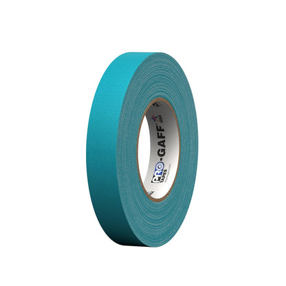 ProTapes 1" Width Pro Gaff Premium Matte Cloth Gaffer's Tape with Rubber Adhesive, 11 Mils Thick, 55 Yds Length, Teal (Pack of 1)