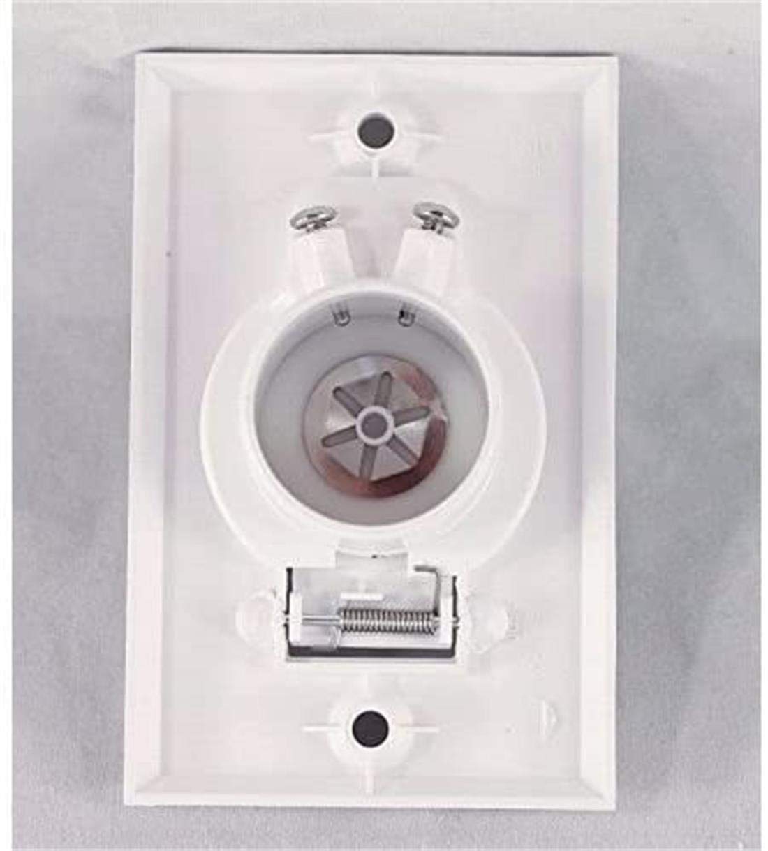 (2 Pack) Replacement Designed To Fit Standard White Central Vacuum Inlet Valve Plate for Beam Central Vac -White Round Door
