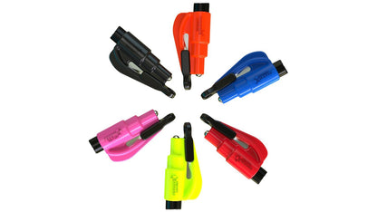 resqme 04.100.09 Safety Yellow Car Escape Tool Twin Pack of 2, Two Pack