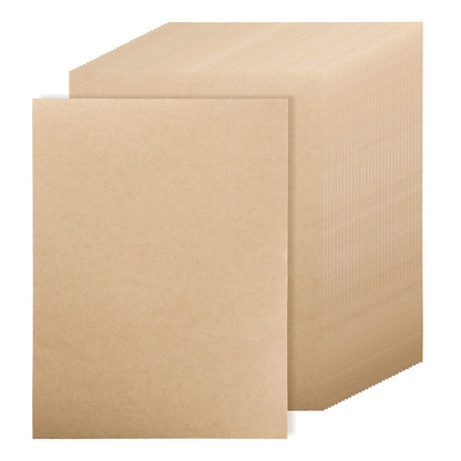 ZEAYEA 300 Pack Kraft Paper Sheets, 120 GSM Brown Printer Paper, Rustic Brown Stationery Paper for Arts and Craft, Drawing, DIY Projects, Invitation, Laser and Inkjet Printer Compatible, 8.5 x 11 Inch