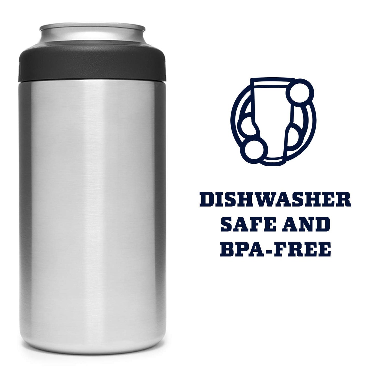 YETI Rambler 16 oz. Colster Tall Can Insulator for Tallboys & 16 oz. Cans, Stainless