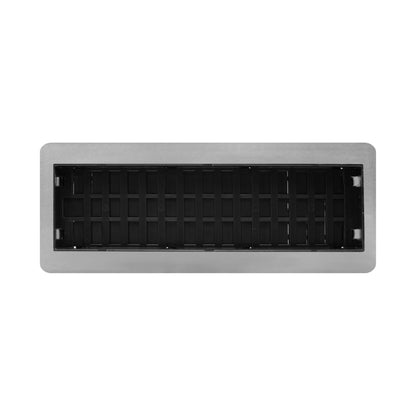 Decor Grates LFGS310-NKL Feng Shui *NEW* Low Profile Floor Register, 3x10 Inches, Brushed Nickel