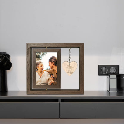 Sympathy Gifts for Loss of Mother, Mom Picture Frame Memorial Gifts for Loss of Mother Grief Condolence Bereavement Gifts, Display Two 4x6 Inch