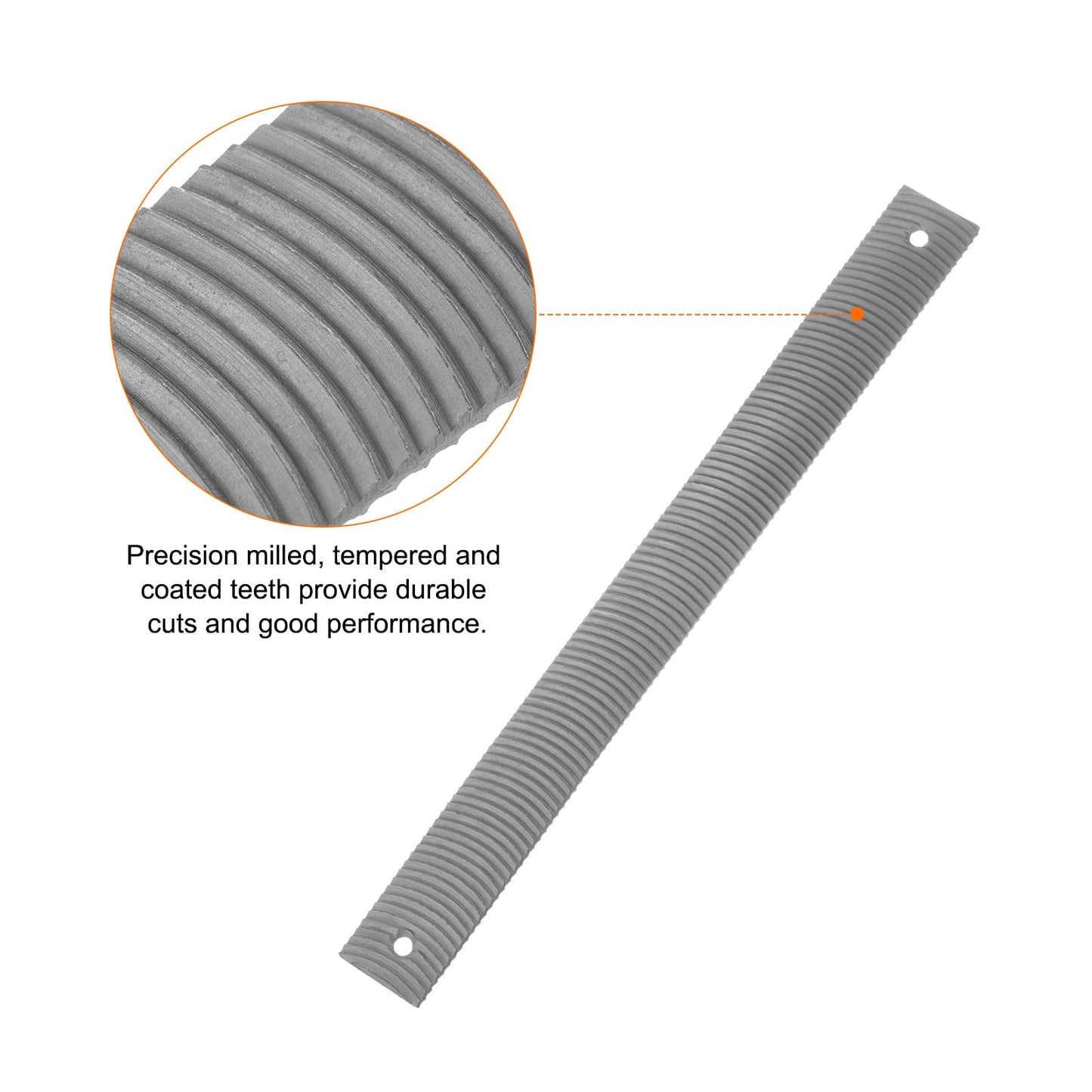 HARFINGTON Flexible Body File 14 Inch High Carbon Steel Coarse Teeth Cut Flat Metal Files Polisher Tool For Car Grinding