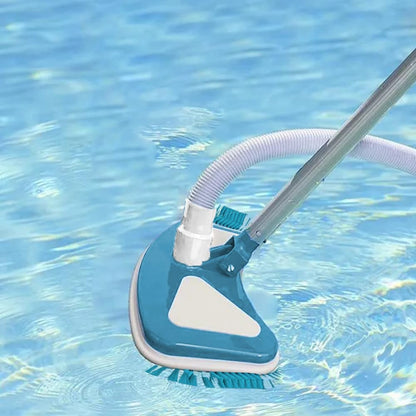 Butterfly Pool Vacuum Head with Side Brushes, Swimming Pool Suction Vacuum Head Brush Cleaner for Above Ground & In-Ground Swimming Pools, Spas (Blue)