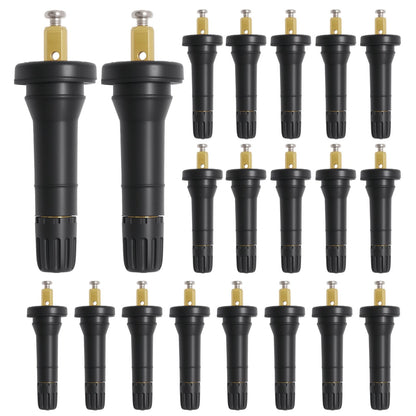 CADUFUELLY 20Pcs TPMS 20008 Rubber Snap-in Tire Valve Stem Replacemen for GM-930A for GMC for Cadillac for Chevrolet Silverado 1500 2500 Suburban Replaces 17-20008