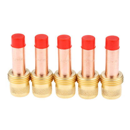 Mtsooning 5PCS 45V27 1/8"&3.2mm Gas Lens Collet Body for WP-17/18/26 Series TIG Welding Torch