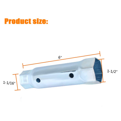 2Pcs Anode Magnesium Rod with 1-1/16" x 1-1/2" x 6" Length RV Water Heater Element Wrench for Suburban and Mor-Flo RV Water Heater Anode Rod Kit, 9 Inch Long, 3/4" NPT Thread