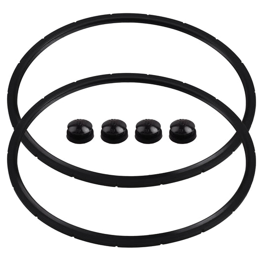 Sousery 09985 Pressure Canner Sealing Ring Replacement for Presto Pressure Canner - Fits Presto Pressure Cooker models 0174510, 0175510, 0175107, 0178107 (Pack of 2), Black
