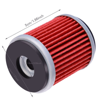 Saihisday Oil Filter Replacement for Yamaha WR250F WR450F WR250X WR250R YFZ450X YFZ450R YZ250 XT250 YFZ450 YZ250F YZ450F YBR250(10Pcs)