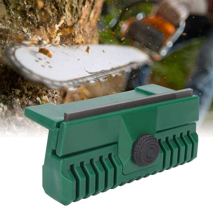 Chainsaw Bar Dresser Chainsaw Bar Rail Dresser Steel Plastic Chainsaw Chain Track Guide Bar Rail Dressers File Repairer Tool Suit