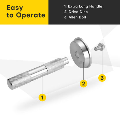 Acymner 10pcs Bearing Race and Seal Bushing Driver Install Set | Aluminum Bearing Race Installer, Seal Installation Tool, Bearing Install Tool, Axle Seal Installer