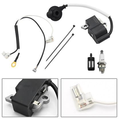 VIKKSAER 1141 400 1303 Ignition Coil, Replacement for Stihl MS171 MS181 MS211 MS271C MS291 MS291C MS341 MS361 Chainsaw Module, Replace 1146 400 1304, 1141 400 1305