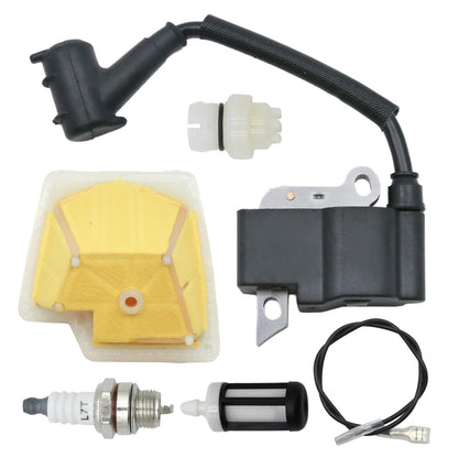VIKKSAER 1133 400 1350 Ignition Coil Module with Spark Plug Fuel Filter, Replacement for Stihl MS270 MS280 MS 270 280 Chainsaw, Replaces 1133-400-1350