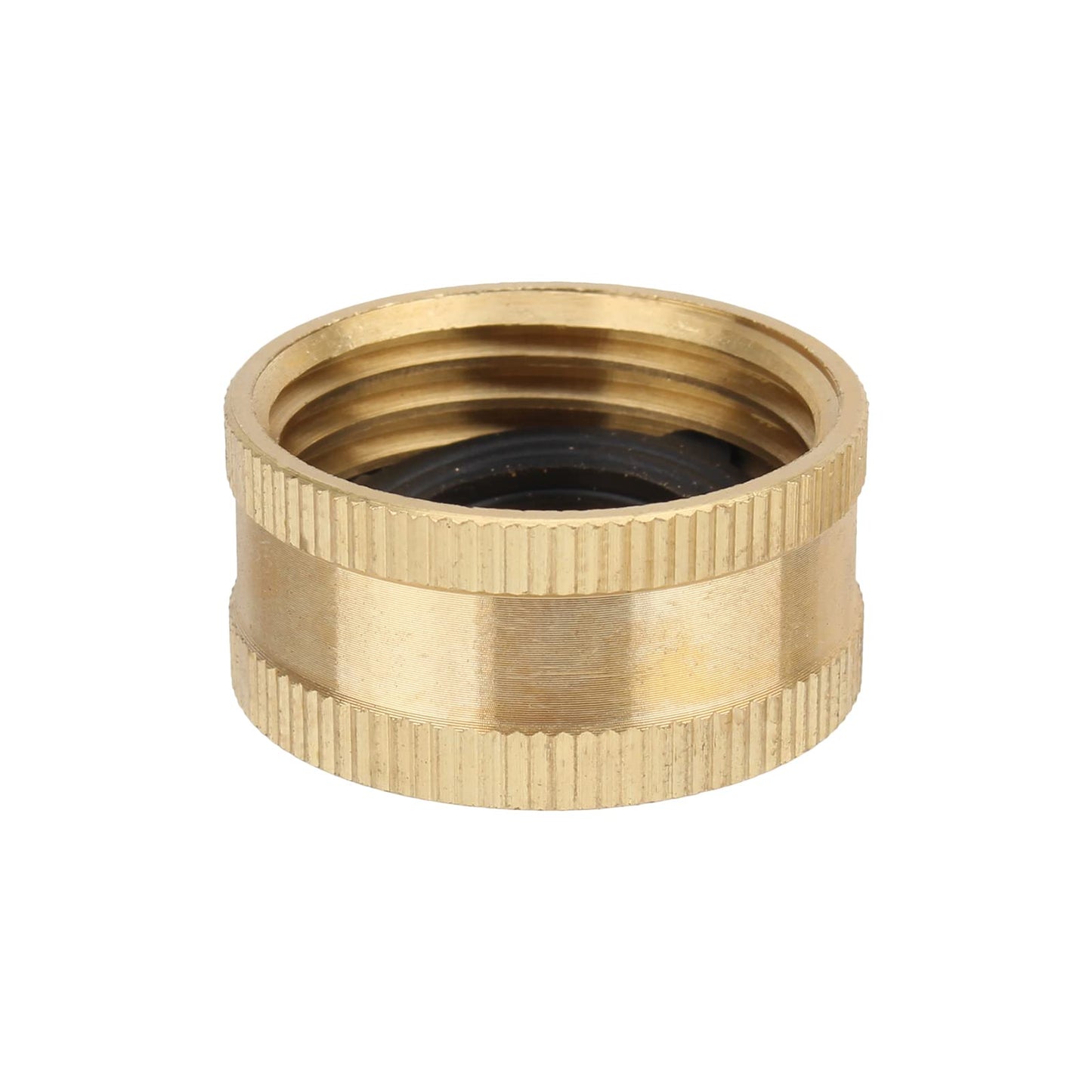 Carbbia 12PCS 3/4" Garden Hose Cap Garden Hose Connector Brass Cap with Washer Female Fitting Cap