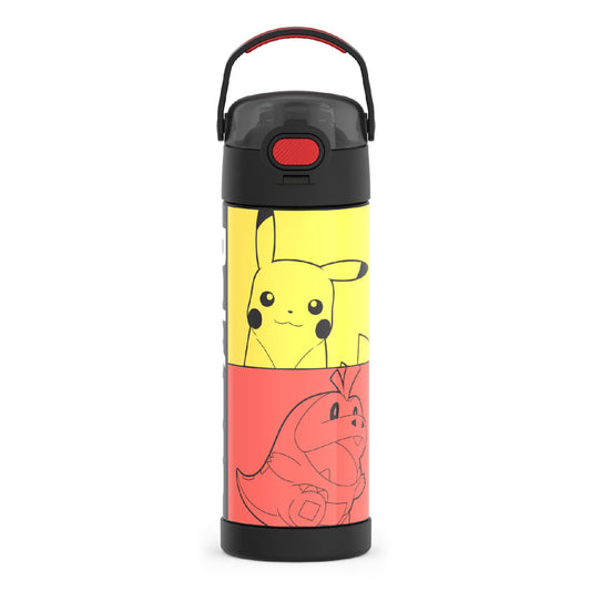 THERMOS FUNTAINER 16 Ounce Stainless Steel Bottle, Pokemon
