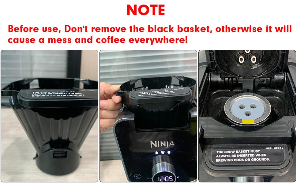 Stainless Steel Reusable K Cups Compatible with Ninja Dual Brew Coffee Maker,Upgrade2 Pack K Cups Reusable Coffee Pods,Permanent K Cups Coffee Filters Fit Ninja CFP201 CFP301 CFP400 (2Pack)
