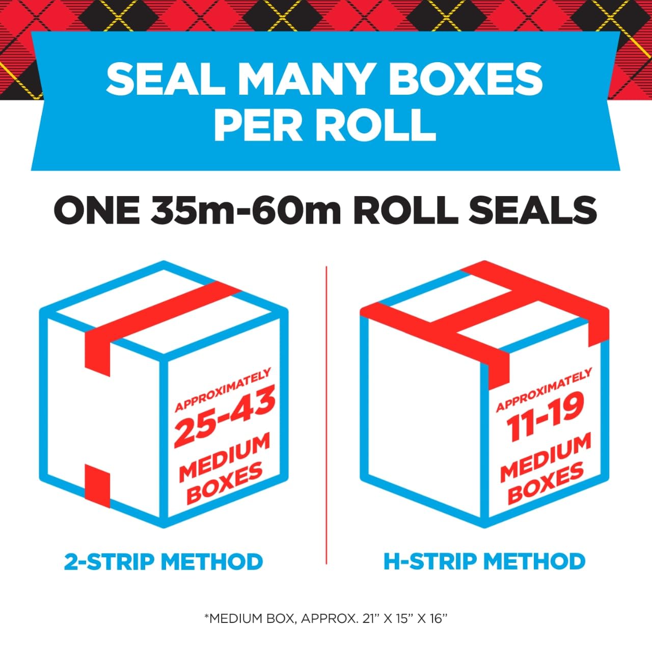 Scotch Heavy Duty Packaging Tape, Shipping and Packing Tape, 1.5” Core Refill Rolls with 1 Refillable Dispenser, 1.88 in x 800 in, 6-Pack
