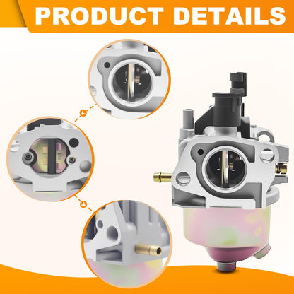 Triumilynn 196cc Carburetor for Champion Power Equipment 3500 4000 3000 Watt, 6.5 HP OHV Engine Carburateur, 46561 46558 46539 46551 46555 40026 46514 45633, 196cc Carburateur
