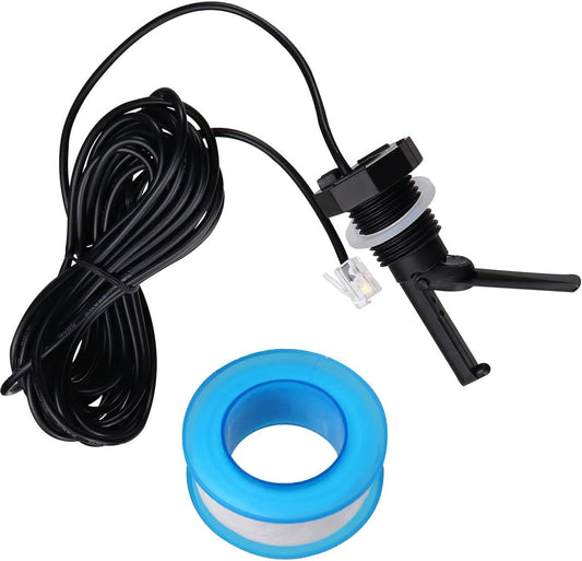 Cooouds Flow Switch GLX-FLO-RP Assembly for Hayward Goldline Salt Systems, Aqua Rite Pool Flow Sensor Suitable for Hayward Salt Cell Chlorine Generator System, Pool Flow Sensor with 15-Foot Cable