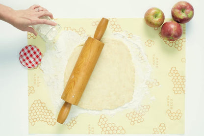 Bee's Wrap Beeswax Wraps for Food - Bread Wrap - Made in USA Reusable Bread Storage Bags - Organic & Eco-Friendly Alternative to Aluminum Foil, Sourdough Bags & Plastic Wrap, Honeycomb