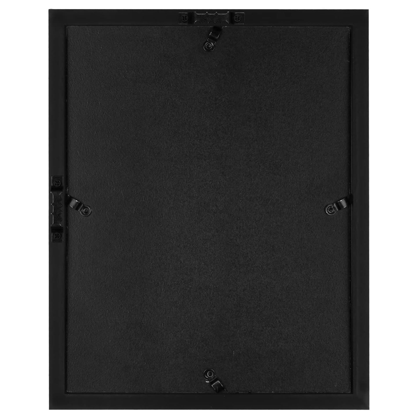 Americanflat 8x10 Shadow Box Frame with Shatter-Resistant Glass - Silhouette Collection - Large Shadow Box Display Case for Tabletop and Wall Display - Black with Soft Felt Back