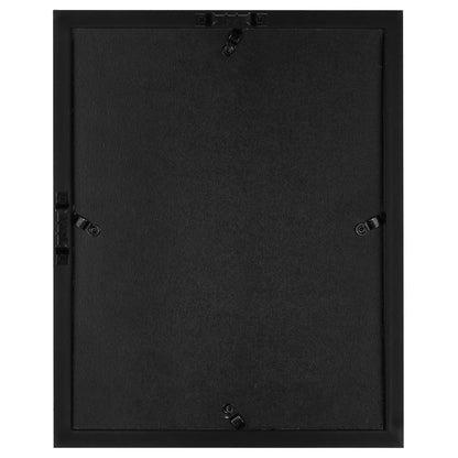 Americanflat 8x10 Shadow Box Frame with Shatter-Resistant Glass - Silhouette Collection - Large Shadow Box Display Case for Tabletop and Wall Display - Black with Soft Felt Back