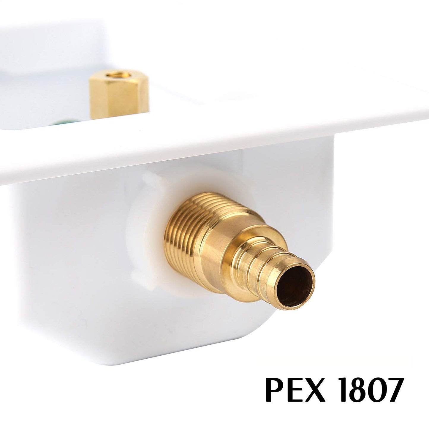 Solimeta Ice Maker Outlet Box Without Water Hammer Arrestor，PEX Connection, 1/4-Turn Ball Valve