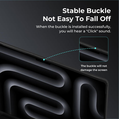 BlueSwan Case Compatible with MacBook Pro 14 inch M5 M4 M3 M2 M1 Pro/Max 2025 2024-2021 Release, Flexible PP, Anti-Scratch Anti-Cracking Protective Case, Matte Black