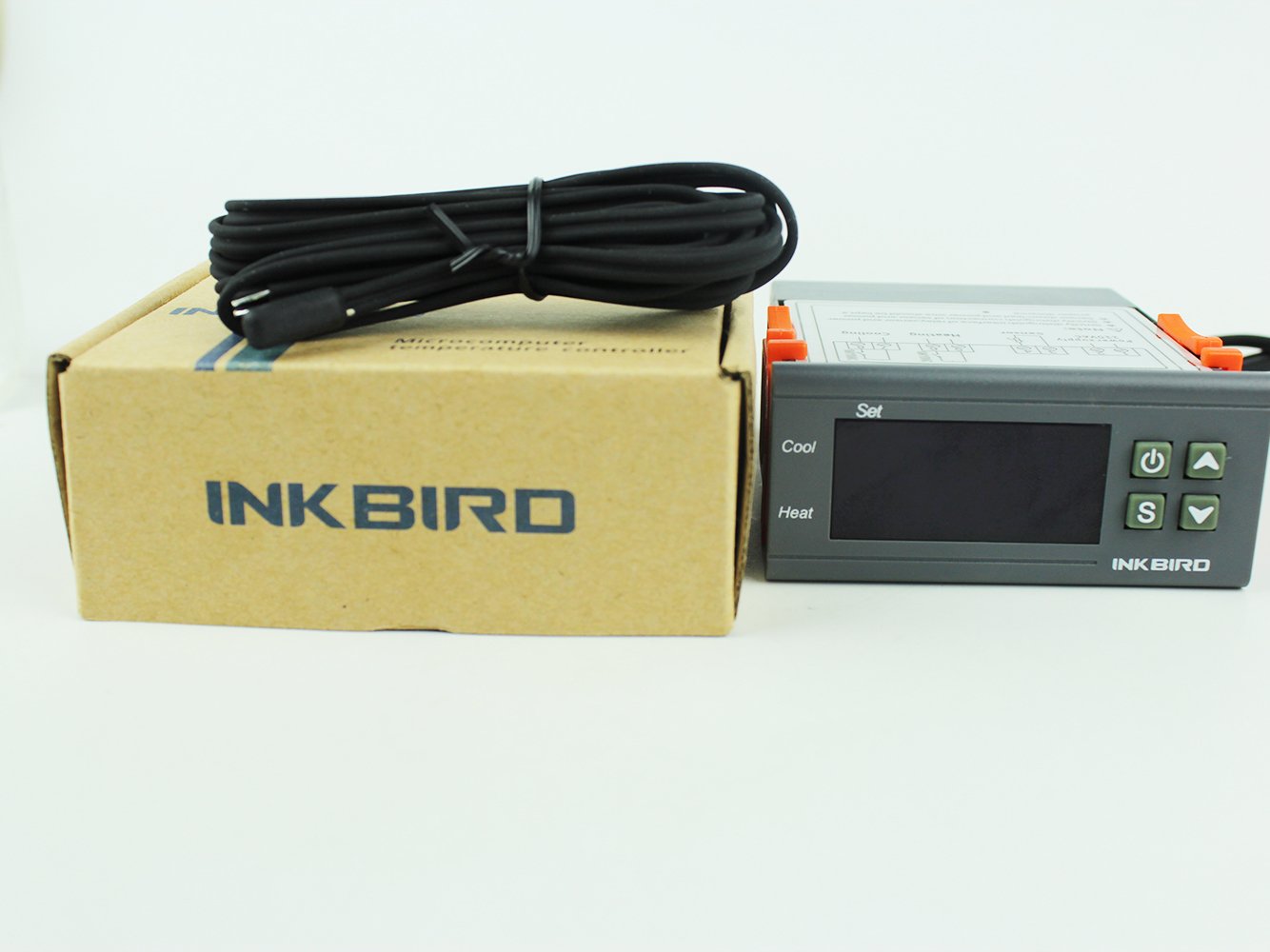 Inkbird All-Purpose Digital Thermostat ITC-1000F 110V Temperature Controller Heat Cooling Dual Relays with Probe for Fan Heater