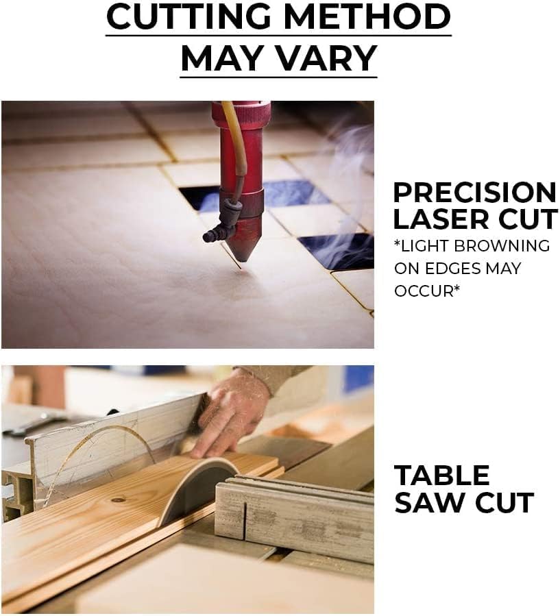 Basswood Sheets for Crafts 16Pcs 12 x 12 x 1/12 Inch- 2mm Thick Plywood Sheets with Smooth Surfaces-Unfinished Squares Wood Boards for Laser Cutting, Wood Burning, Architectural Models, Staining