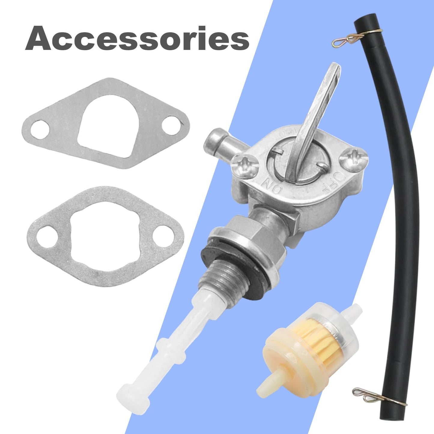 Anxingo C40005 Carburetor Kit, Replacement for Champion Power Equipment 80cc 1200 1500 Watt 2.4HP Gas Engine, Replaces C40048 C42013 C42412 C42412-1 CSA42412