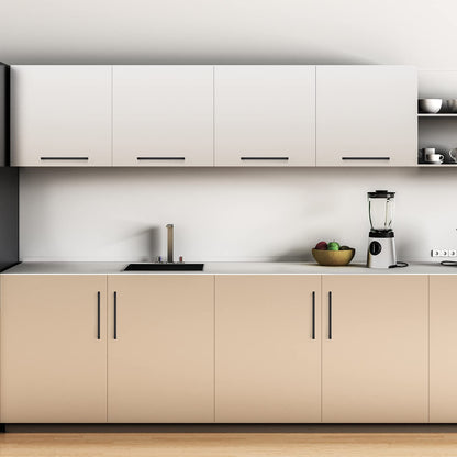 Ravinte 5 Pack 10 Inch Square Cabinet Handles - Matte Black Pulls for Kitchen Drawers and Cabinets - Hardware for Cupboards