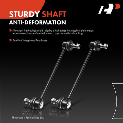 A-Premium 2 x Rear Sway Bar Links Stabilizer Bar Links, Compatible with Toyota Camry Highlander Avalon Venza Solara & Lexus RX350 RX400h ES300 ES300h ES330 ES350 RX330, Replace # K90345 4883006030