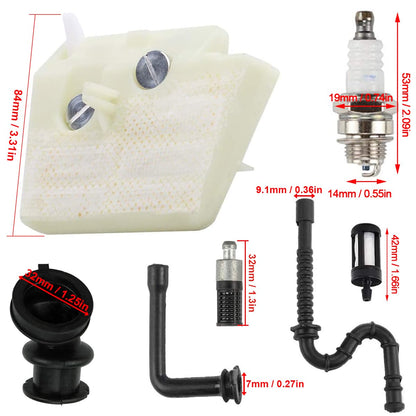 ZAMDOE Carburetor for stihl 024 026 PRO MS260 MS240 MS260 PRO Chainsaw Replaces 1121 120 0610 WT-403B WT-403A with Air Filter Spark Plug Fuel Line