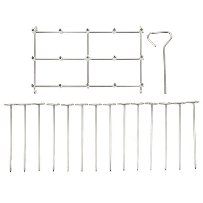 Skewer Stand, Air Fryer Rack Skewer Stand, Detachable Stainless Steel BBQ Skewers Rack Holder, Air Fryer Accessories Skewer Accessory, Compatible with DZ201 Foodi 8 Quart