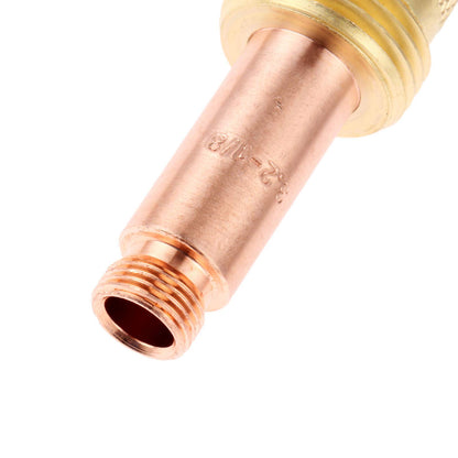 Mtsooning 5PCS 45V27 1/8"&3.2mm Gas Lens Collet Body for WP-17/18/26 Series TIG Welding Torch