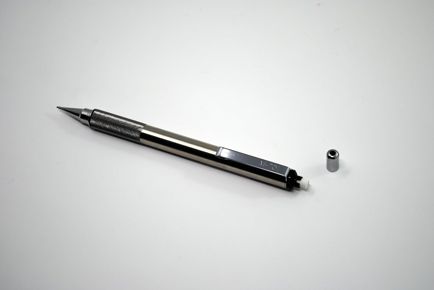 Zebra Pen PM-701 Permanent Marker, F-701 and M-701 Retractable Ballpoint Pen/Pencil Gift Set, Premium Steel Barrel, Fine Point, 0.7mm/0.8mm, 3-Pack (11213), Black