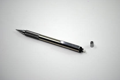 Zebra Pen PM-701 Permanent Marker, F-701 and M-701 Retractable Ballpoint Pen/Pencil Gift Set, Premium Steel Barrel, Fine Point, 0.7mm/0.8mm, 3-Pack (11213), Black