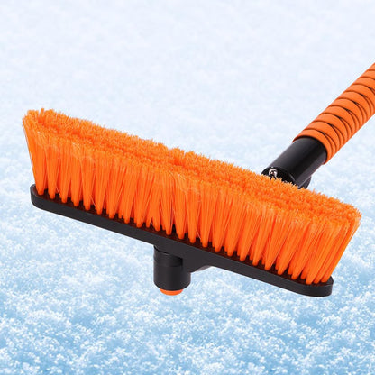 5-in-1 Snow Shovel with Extendable Handle Pivoting Brush Head and Foam Grip Versatile Removal Kit Storage Bag for Cars, Trucks, SUVs, Camping, Outdoor Use Shovel Car Camping Essentials