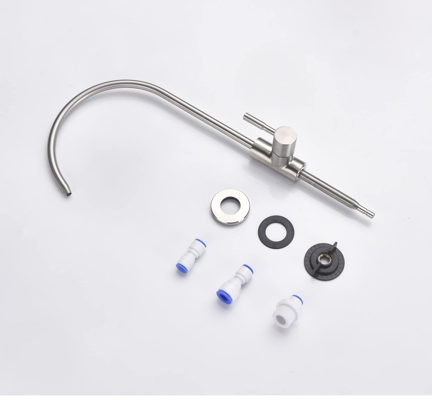 Apaix Drinking Water Faucet Brushed Stainless Steel, Kitchen Water Purifier Faucet Brushed Nickel for Non-Air Gap Reverse Osmosis Water Filtration System