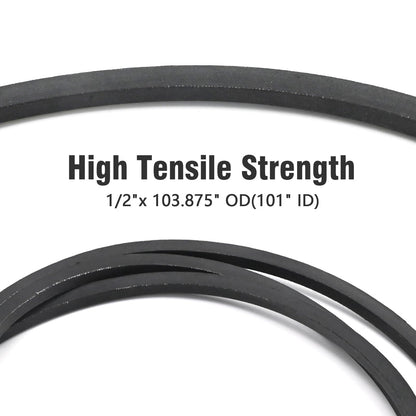 Anxingo GX20072 Lawn Mower Deck Belt Replacement for John Deere LA100, LA105, LA110, LA115, LA120, LA125, LA135, L100, L105, L107, L108, L110, L111, L118, 2002