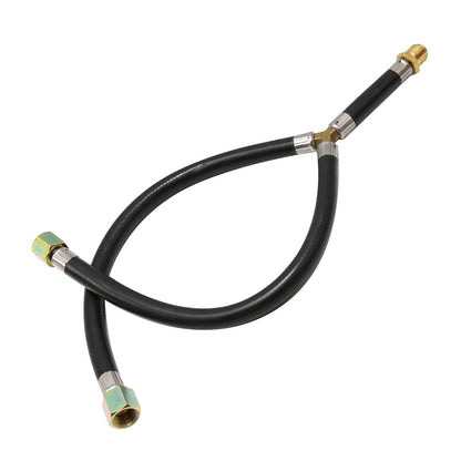 Vkinman 3/8" Flare Gas Barbecue Grill Extension Connection Flexible Hose Y-Splitter Hose Assemly Parts Inlet Pipe for BBQ Stove